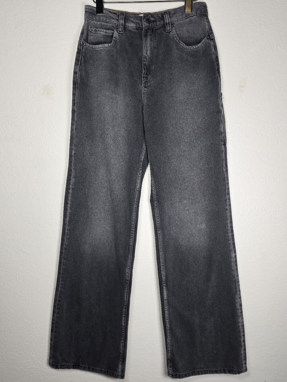 Free People We The Free Tinsley Baggy High Rise Straight Leg Jeans Size 28